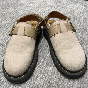 Dr. Martens Women's Tan and Cream Loafers